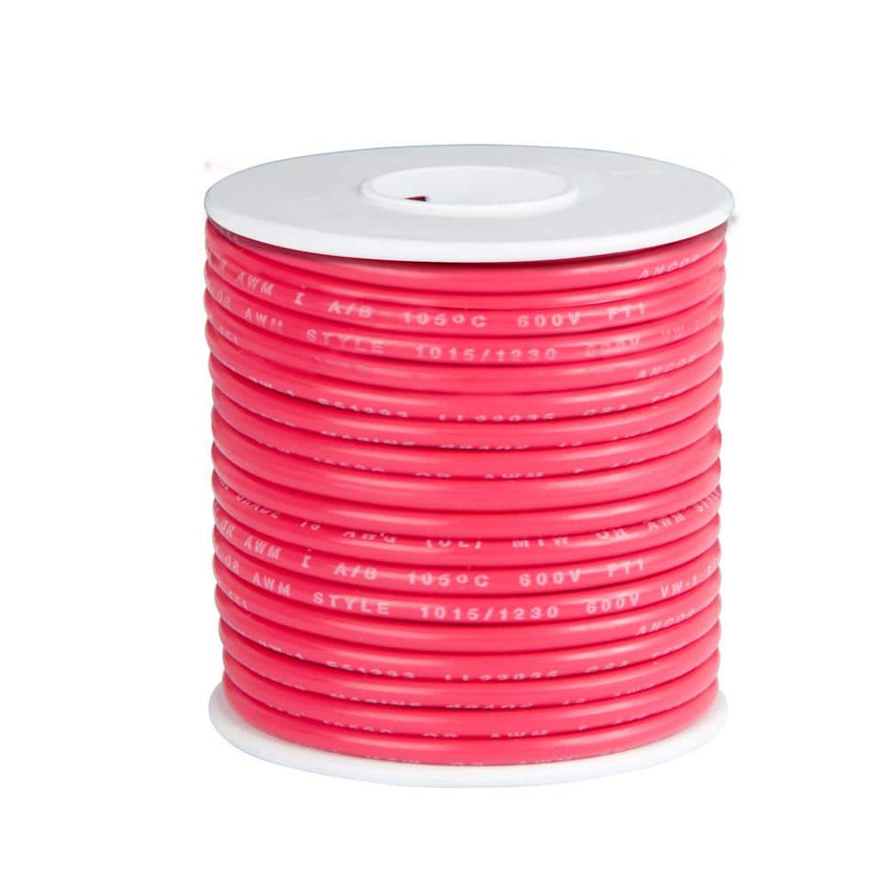 Gardner Bender 18 AWG 35 ft. Primary Wire Spool, Red AMW-328 - The Home  Depot