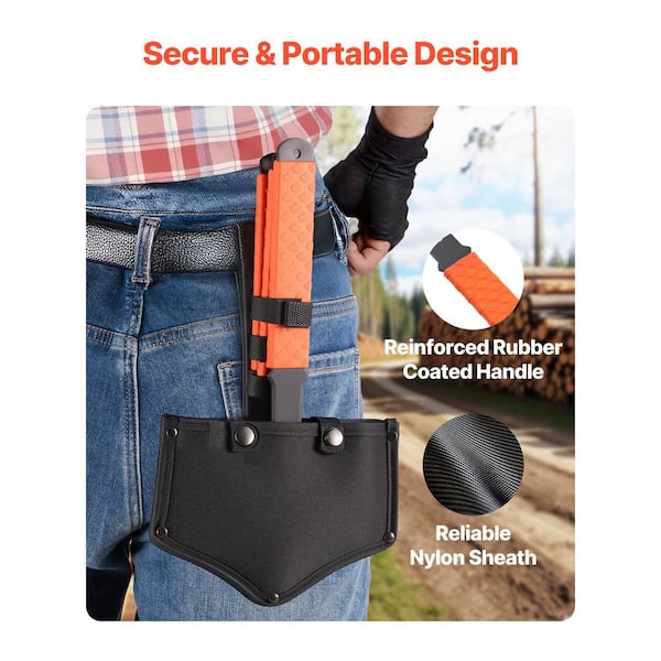 SKYSHALO Throwing Axes and Tomahawks, 3-Pack 13.4 in. Triple