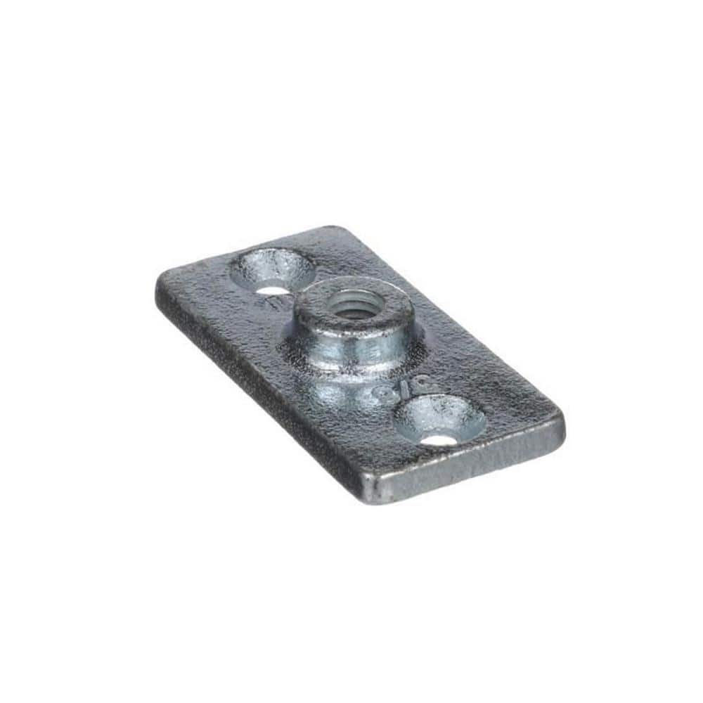 Empire Industries 3/8 in. Electro-Galvanized Ceiling Plate for Pipe Hangers  41AG0038 The Home Depot