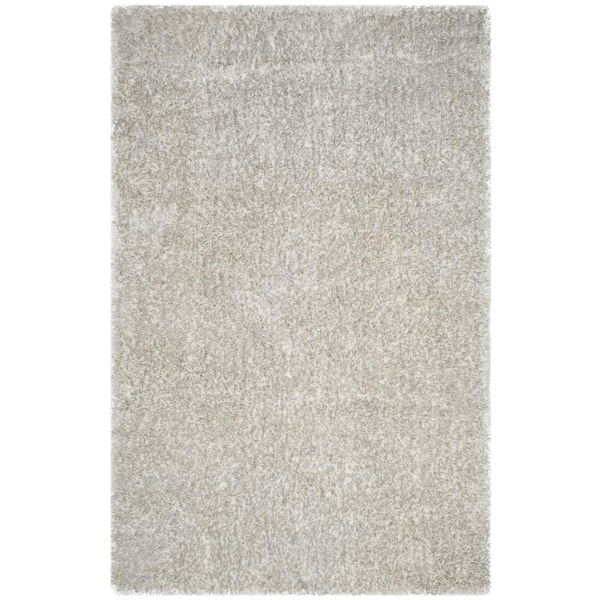 SAFAVIEH Toronto Shag Light Gray 8 ft. x 10 ft. Area Rug