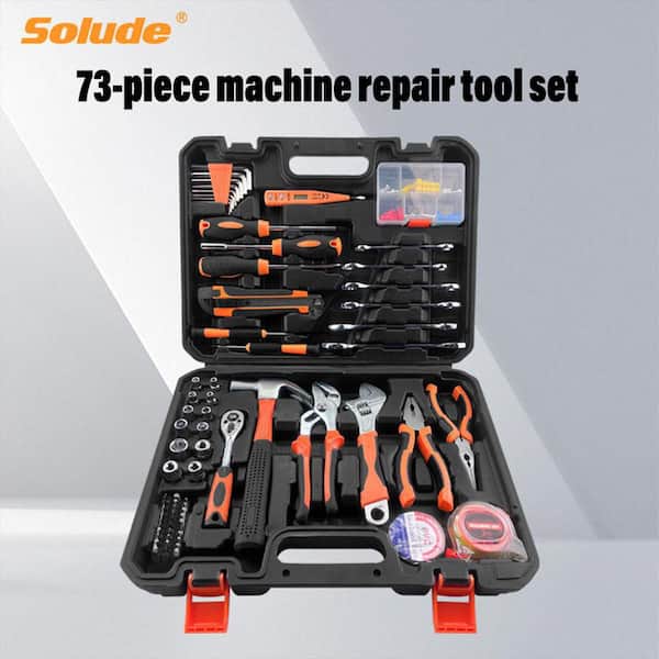 73-Piece Home Tool Kit with Hard Shell Carrier