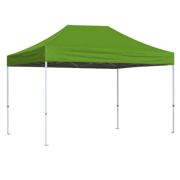 Terracemaster Commercial 8 ft. x 12 ft. Field Green Pop Up Canopy Tent with Roller Bag