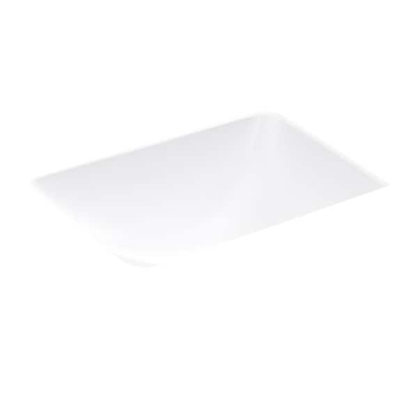 Caxton 20-1/2 in. Rectangle Undermount Bathroom Sink in White