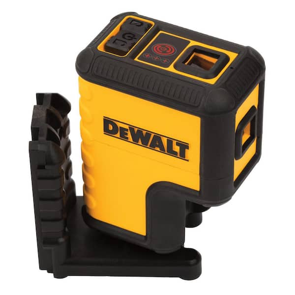 DEWALT 100 ft. Red Self-Leveling 3-Spot Laser Level with (2) AA Batteries &  Case DW08302 - The Home Depot