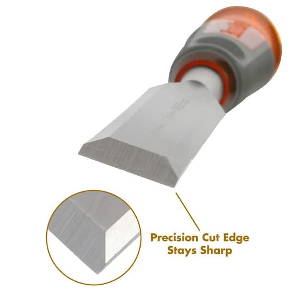Buck Bros. Pro 1-1/4 in. (32MM) W Full Tang Wood Chisel 74817