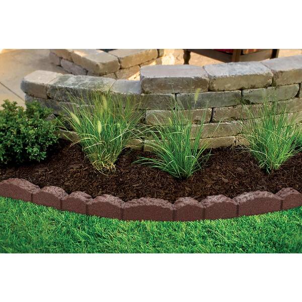 Lasting Beauty® 4' Rubber Landscape Edging - Black at Menards®