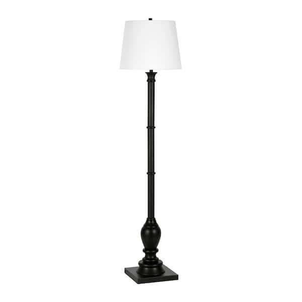Meyer&Cross Minnie 68 in. Farmhouse Blackened Bronze Lamp with Empire Shade