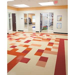 Imperial Texture VCT 12 in. x 12 in. Maraschino Standard Excelon Commercial Vinyl Tile (45 sq. ft. / case)