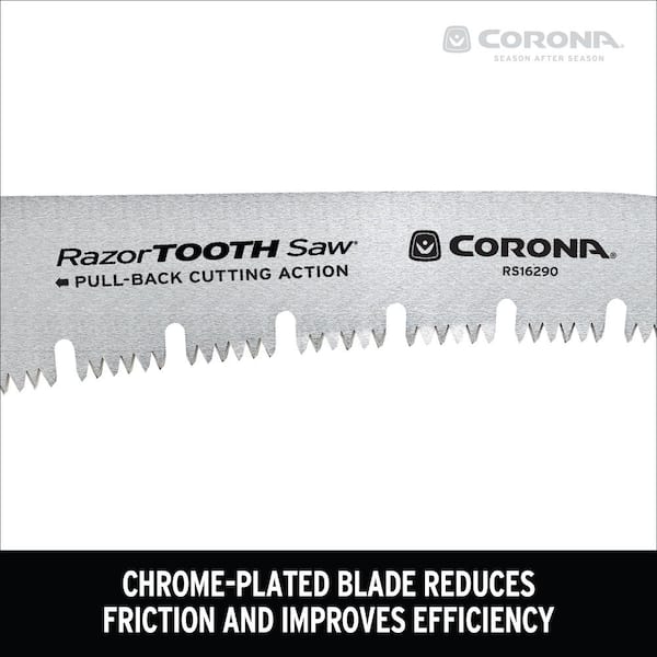 Corona RazorTOOTH 21 in. High Carbon Steel Blade with Ergonomic