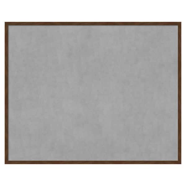 Amanti Art Carlisle Brown Narrow 41 in. x 33 in. Framed Magnetic Board