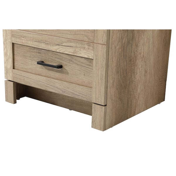 TIMELESS HOME 20 in. W x 18 in. D x 65 in. H Beige Freestanding