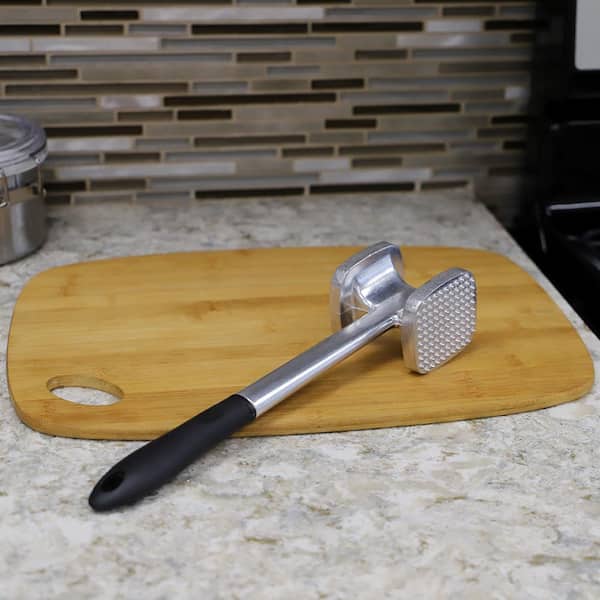 Zulay Kitchen Stainless Steel (18/10) Stainless Steel Manual Meat  Tenderizer