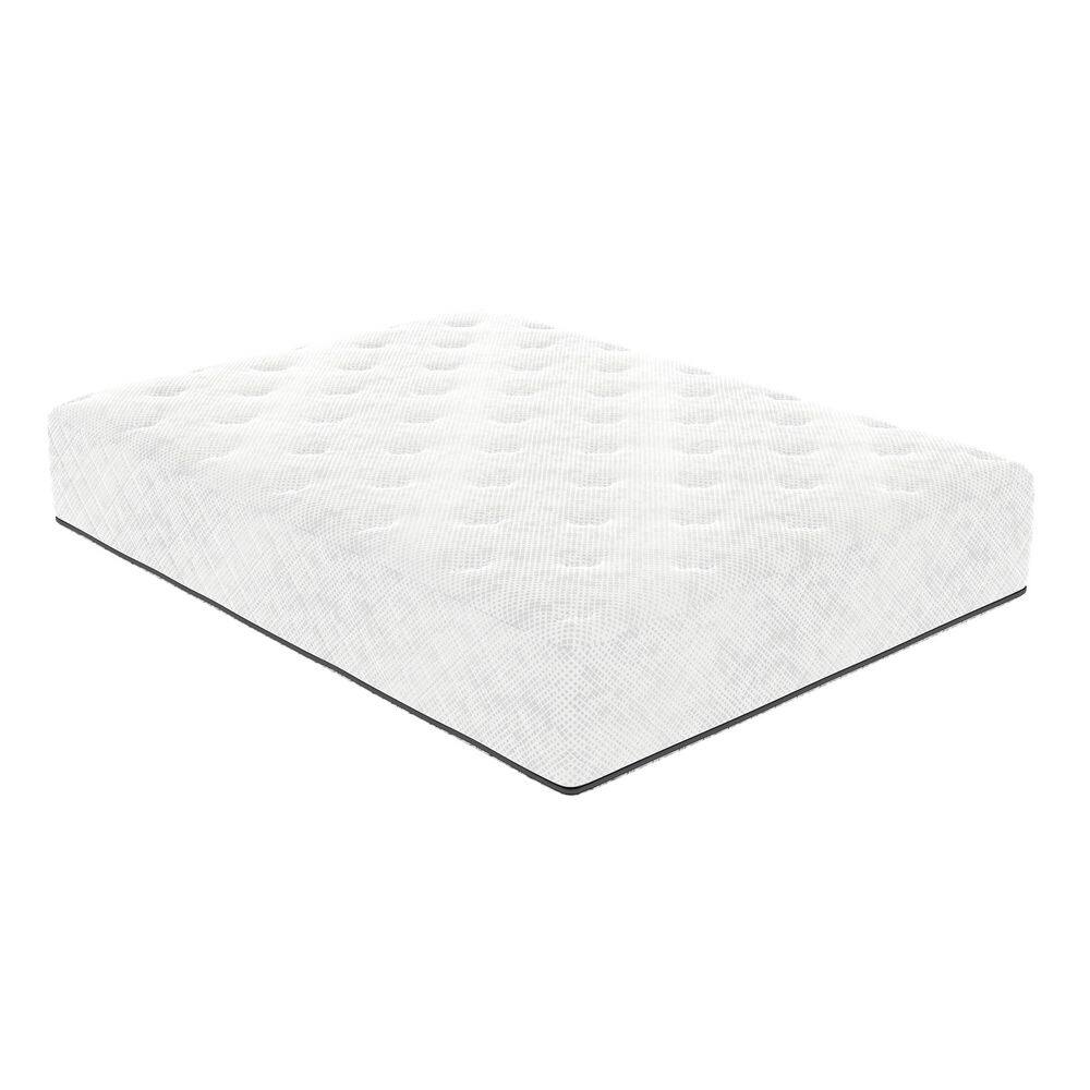 Queen White Gel Memory Foam Innerspring Adjustable Bed