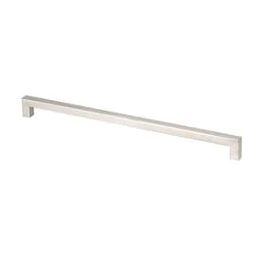 Stainless Steel Collection 4.50 in. Center-to-Center Square Cabinet Pull