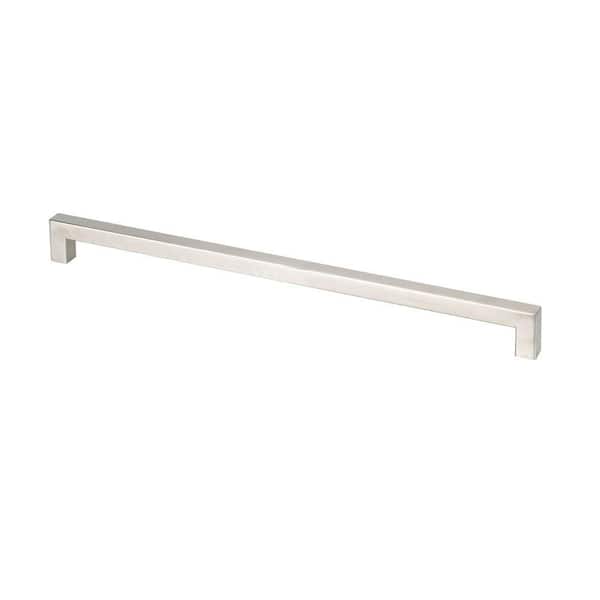 TOPEX Stainless Steel Collection 8.18 in. Center-to-Center Square Cabinet Drawer Pull