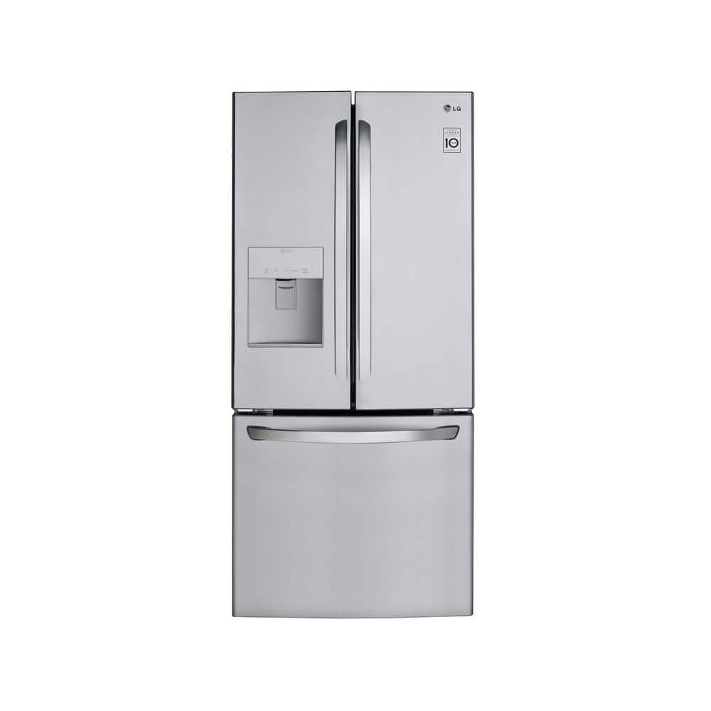 LG 22 Cu. Ft. Stainless Steel French Door Refrigerator