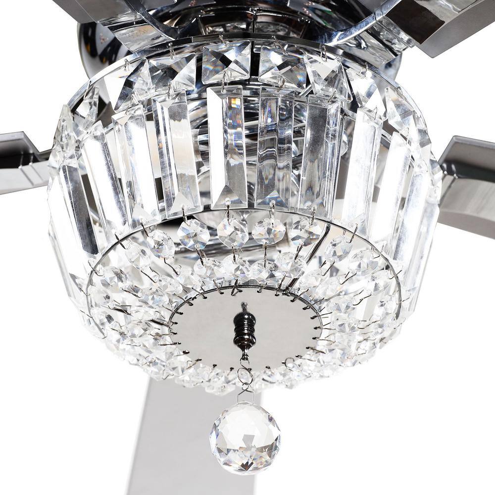 Buy Berkshire 52 in. Indoor Chrome Downrod Mount Crystal Chandelier