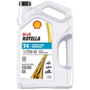 Shell Rotella T4 Triple Protection SAE 15W-40 Diesel Motor Oil 1 Gal.