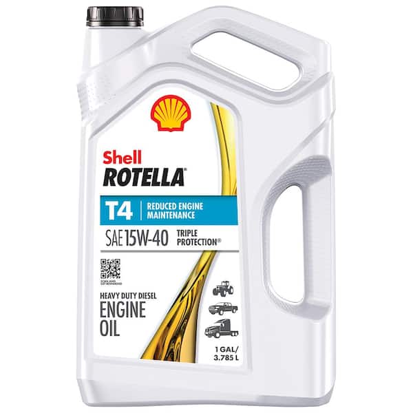 Shell Rotella Shell Rotella T4 Triple Protection SAE 15W-40 Diesel Motor Oil 1 Gal.