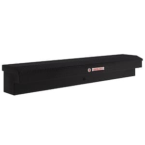 87.25 in. Gloss Black Aluminum Long Lo-Side Truck Tool Box