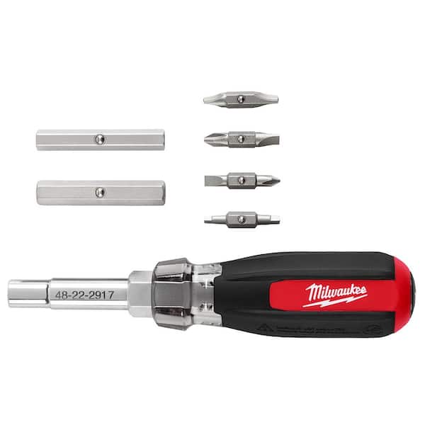 Milwaukee 13-in-1 Magnetic Multi-Bit Screwdriver 48-22-2917 - The