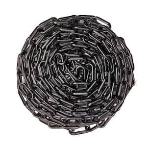 US Weight 2 in. x 100 ft. Black Plastic Chain Featuring SunShield UV Protection