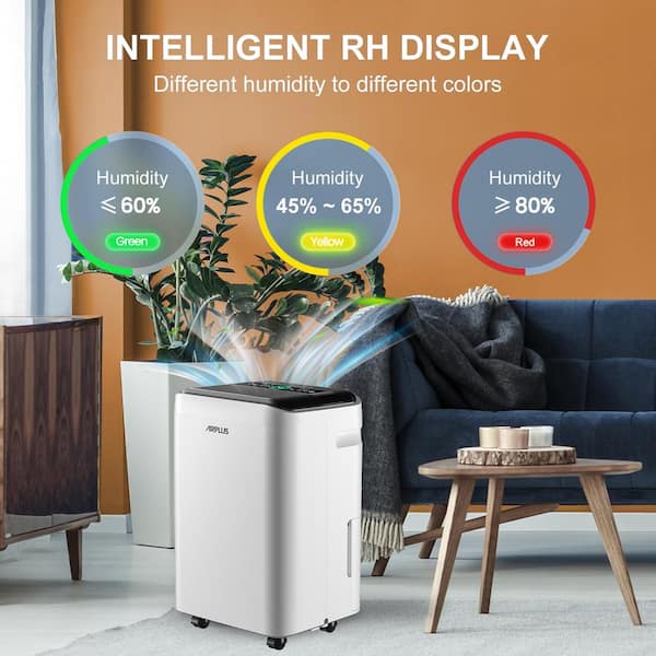 Edendirect 50 pt. 4,500 sq. ft. Quiet Dehumidifier in White