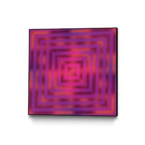 30 in. x 30 in. "Pi_dot_pi_1-2_4" by Xos Salgado Framed Wall Art