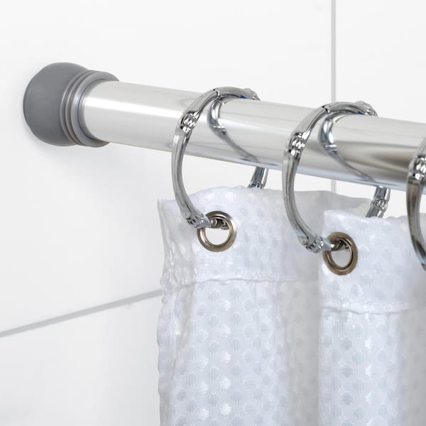 Aluminum Adjustable Tension Shower Rod, 96 Adjustable Shower Curtain Rod