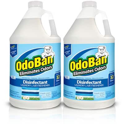 1 Gal. Fresh Linen Disinfectant and Odor Eliminator, Fabric Freshener, Mold Control, Multi-Purpose Concentrate (2-Pack)
