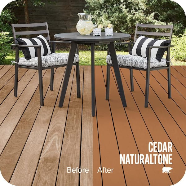 1 qt. #SC-533 Cedar Naturaltone Solid Color Waterproofing Exterior Wood Stain and Sealer