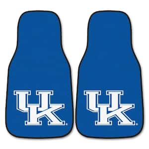 University of Kentucky 18 in. x 27 in. 2-Piece Carpeted Car Mat Set