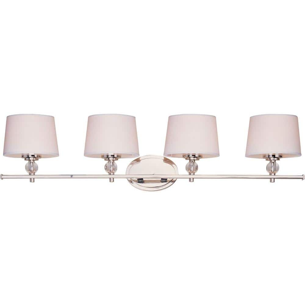 Maxim Lighting - Four Light Bath Vanity - Rondo-4 Light Transitional Bath Vanity