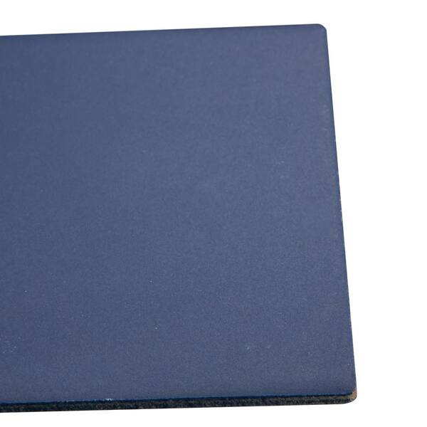 Merola Tile Piscina Brick Matte Cobalto with BioTech 9-5/8 in. x