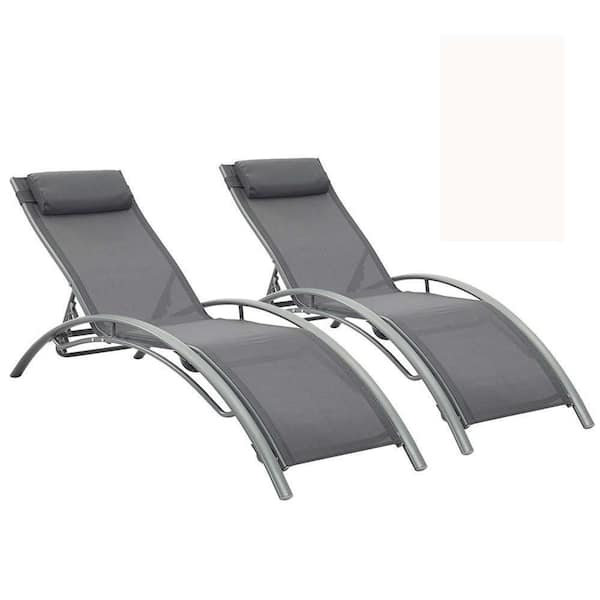 Have a question about Zeus & Ruta Gray Adjustable Outdoor Chaise Lounge ...