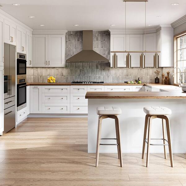Vesper White Shaker Assembled Plywood 15 in. x 34.5 in. x 21 in. Base Drawer Vanity Cabinet with Soft Close Vesper White Shaker Assembled Plywood 15 in. x 34.5 in. x 21 in. Base Drawer Vanity Cabinet with Soft Close