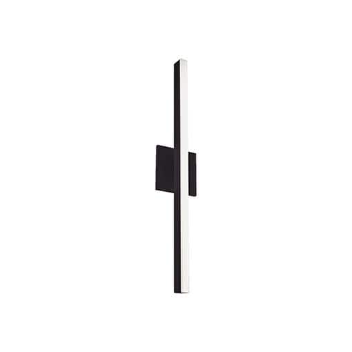 Vega Black Aluminum LED Wall Sconce 22.88"
