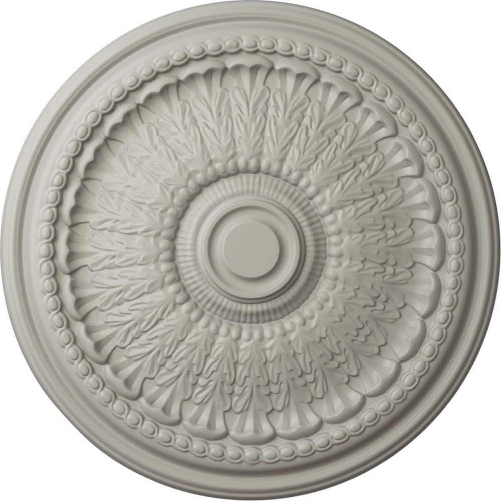 27 in. x 2-1/2 in. Brunswick Urethane Ceiling Medallion (Fits Canopies up to 4-1/2 in.), Pot of Cream price history on PriceWatchPro