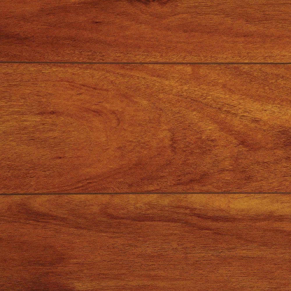 TrafficMaster High Gloss Jatoba 8 mm Thick x 5-5/8 in. Wide x 47-3/4 in.  Length Laminate Flooring (18.65 sq. ft. / case) HL1044