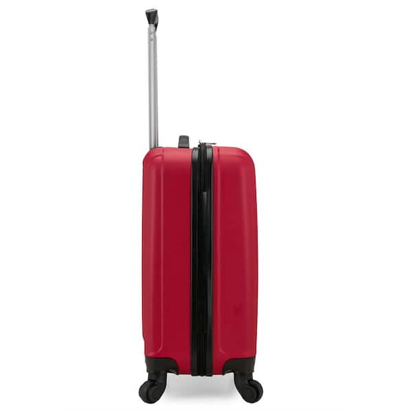 Elite Luggage Fullerton Hardside Carry-On Spinner Luggage (Red)