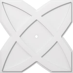 1 in. P X 9 in. C X 26 in. OD X 1 in. ID Titus Architectural Grade PVC Contemporary Ceiling Medallion