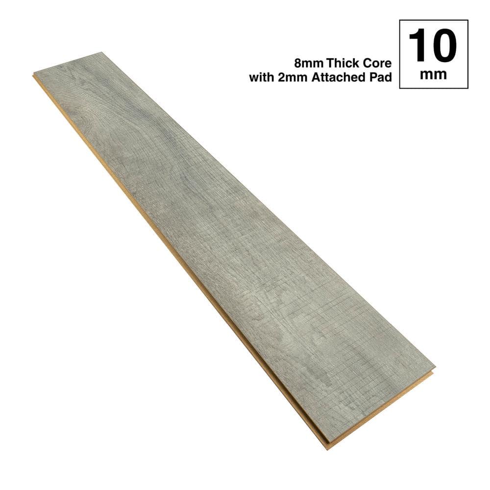 Rockwater Oak 10mm T X 8 in W Waterproof Laminate Flooring (18.60 sq. ft./case) - Thumbnail 3