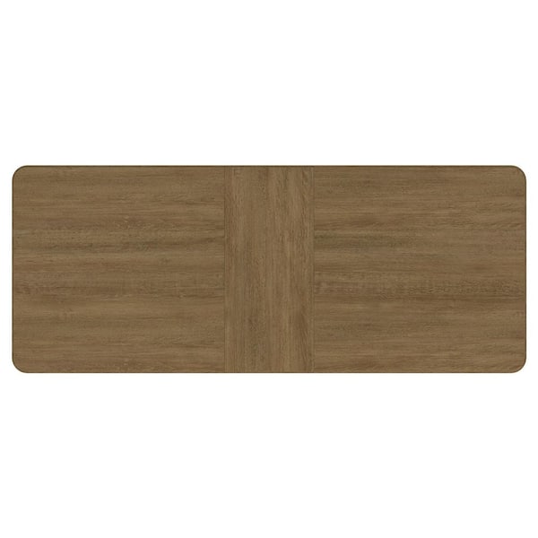 Coaster Arini Sand Wash Wood Top 4-Leg Extension Dining Table (Seats 8 ...