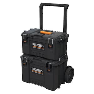 Pro Gear System Gen 2.0 Stackable Rolling Tool Box and 22 in. Heavy Duty Medium Tool Box