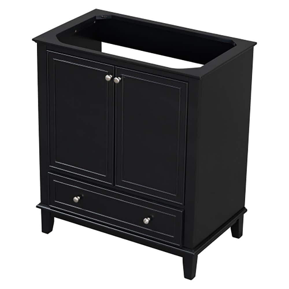 XUJMK 30 in. W Bath Vanity Cabinet without Top in Black, Multi