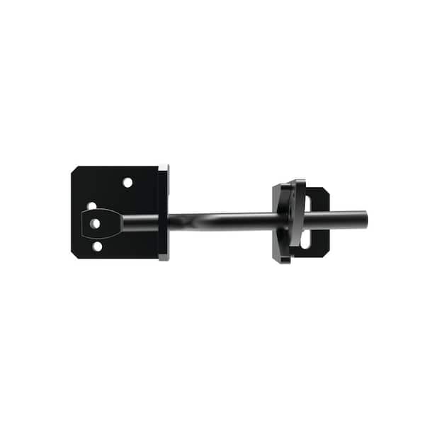 7.5 in. x 2.562 in. Heavy-Duty Black Floating Bar Gravity Latch