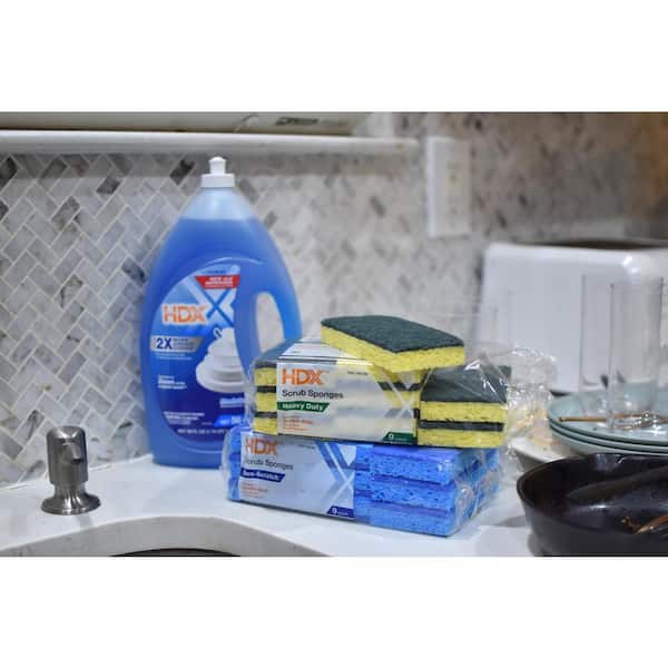 Heavy-Duty Scrub Sponge (9-Sponges)