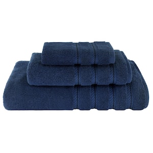 3-Piece Organic Cotton Kitchen Towel Set, Blue