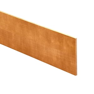 Cinnamon Shaker Assembled Plywood Stock Matching Kitchen Cabinet Toe Kick 96 in. x 4.5 in. x 0.125 in.