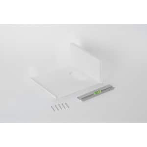 No Stud Smart Device Shelf White